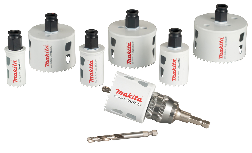 Gatzaagset 9-delig hout/metaal