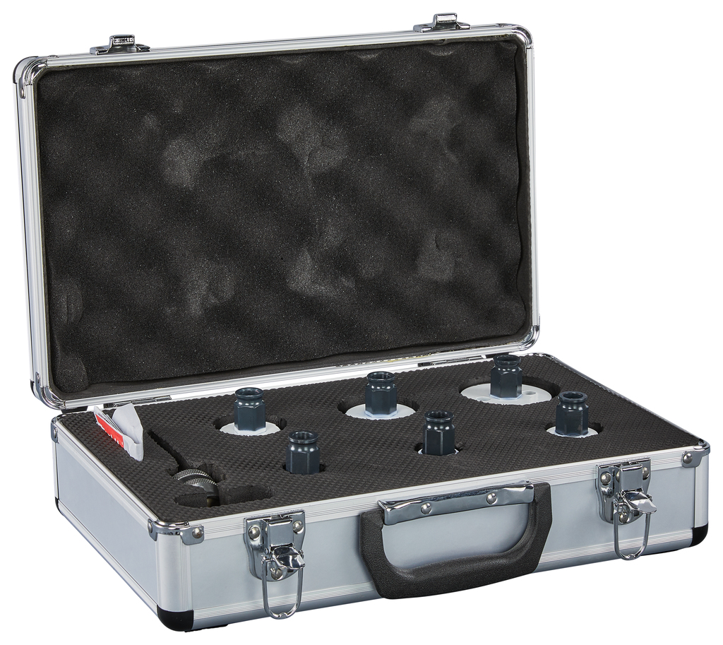 Gatzaagset 7-delig hout/metaal