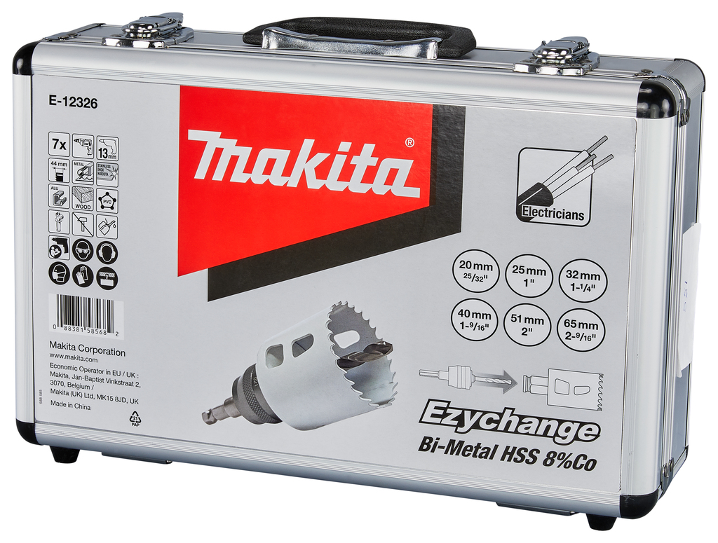 Gatzaagset 7-delig hout/metaal