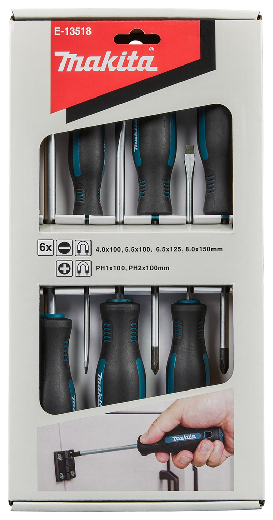 Schroevendraaierset 6-delig PH/SL