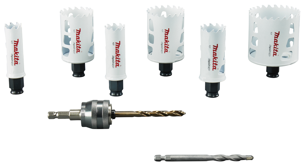 Gatzaagset 8-delig hout/metaal/steen