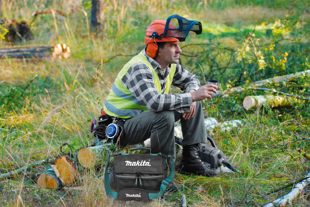 Lunchtas groot met draagriem