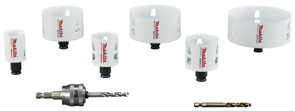 Gatzaagset 8-delig hout/metaal