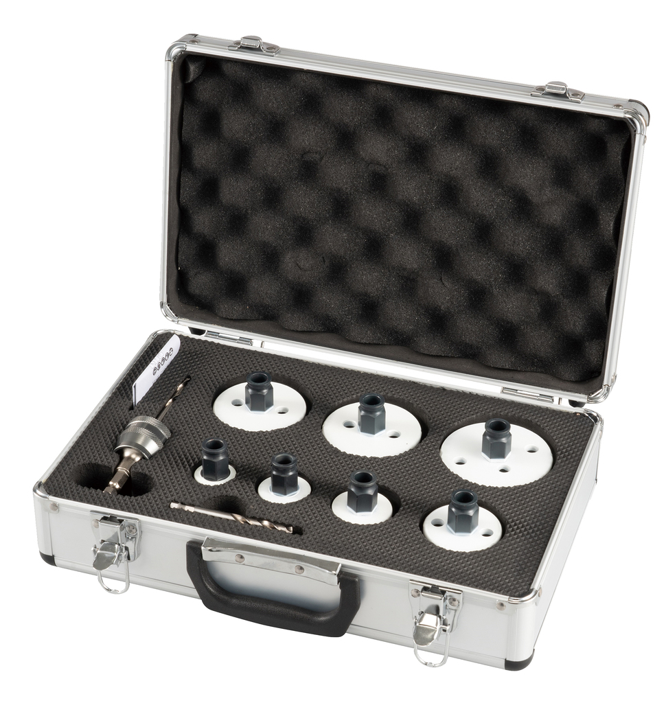 Gatzaagset 8-delig hout/metaal