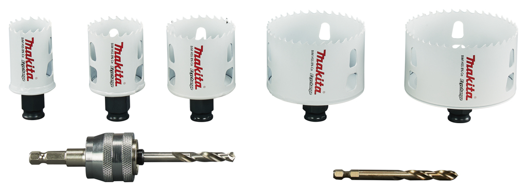 Gatzaagset 7-delig hout/metaal