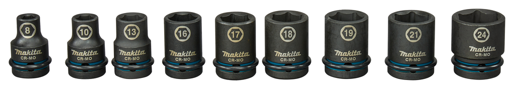 Krachtdoppenset 9-delig