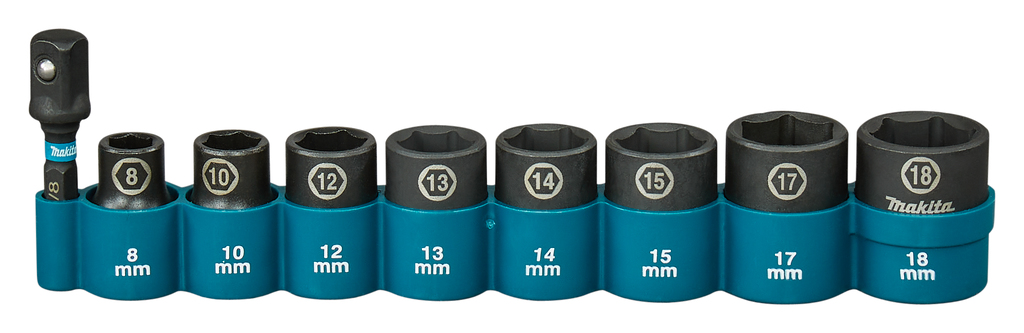 Krachtdoppenset 9-delig