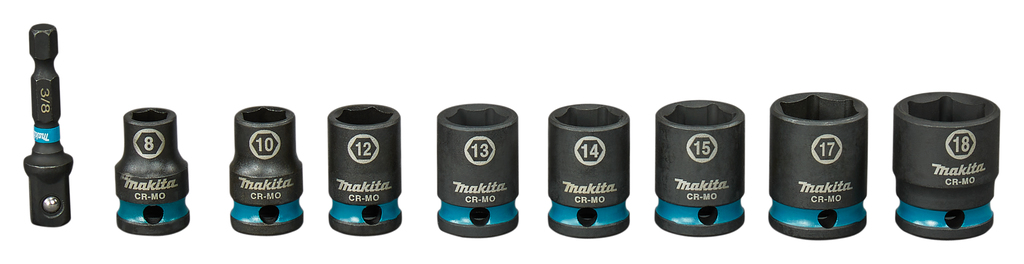 Krachtdoppenset 9-delig