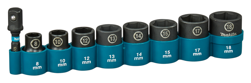 Krachtdoppenset 9-delig