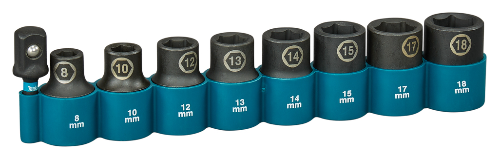 Krachtdoppenset 9-delig