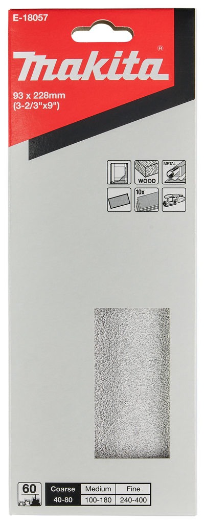 Schuurvel 93x230mm A60