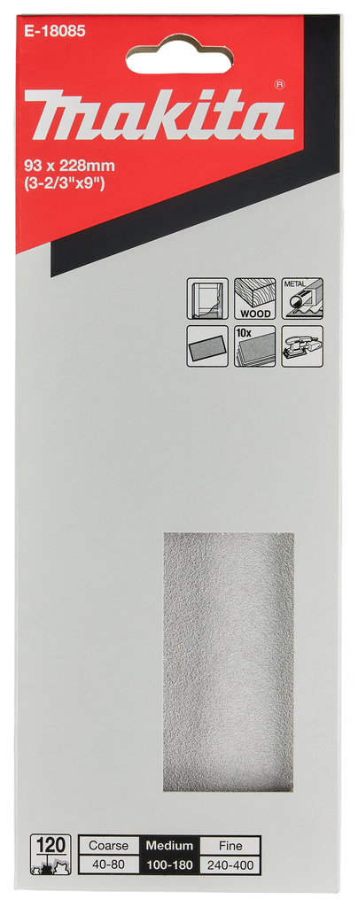 Schuurvel 93x230mm A120