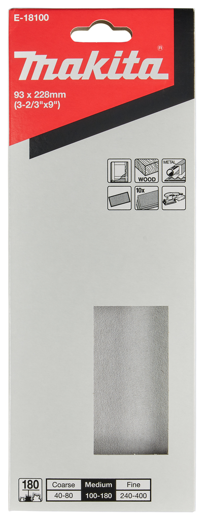 Schuurvel 93x230mm A180