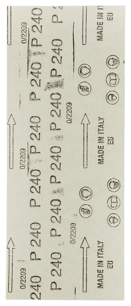 Schuurvel 93x230mm A240