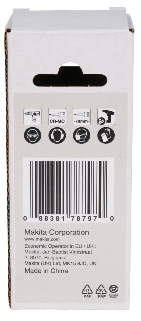 Slagschroefbit T35x78mm