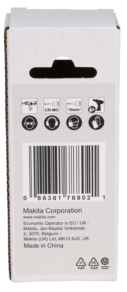 Slagschroefbit T60x78mm