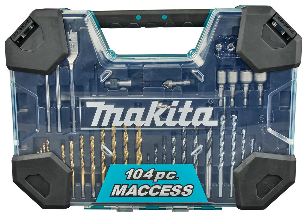 Boor-/schroefbitset 104-Delig