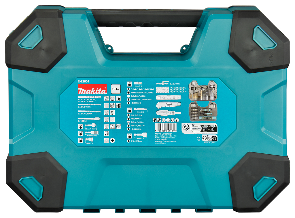 Boor-/schroefbitset 104-Delig