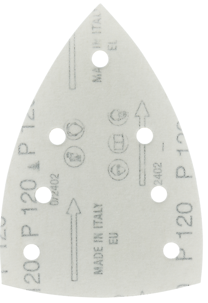 Delta schuurvel 100x150mm A120 velcro