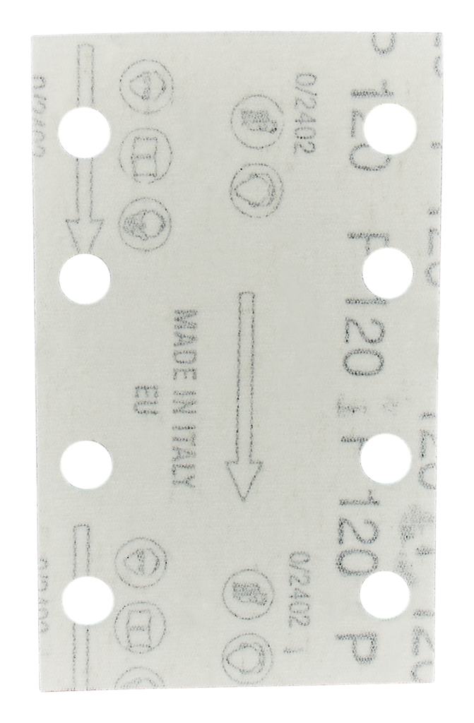 Schuurvel 80x133mm A120 velcro