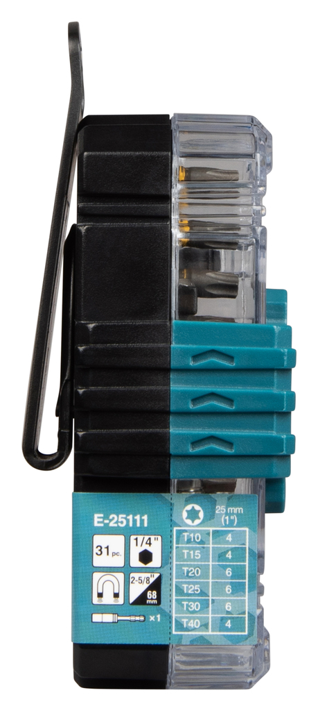 Slagschroefbitset Torx 31-delig 