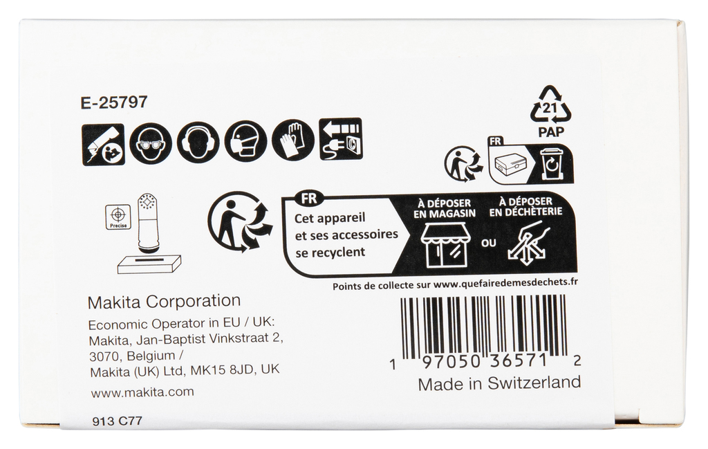 TMA051 Invalzaagblad 32x50mm hout