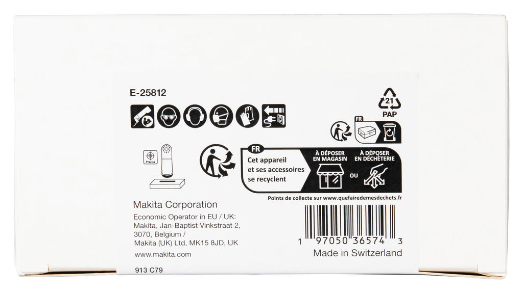 MAM004 Invalzaagblad 32x80mm hout