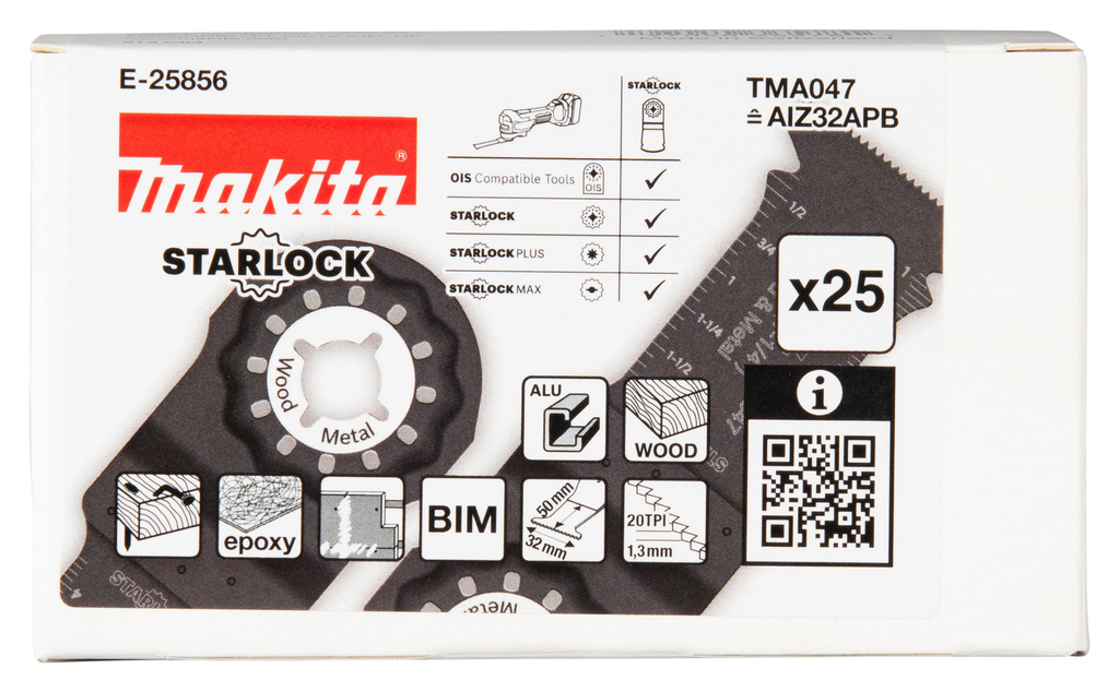 TMA047 Invalzaagblad 32x50mm hout&staal