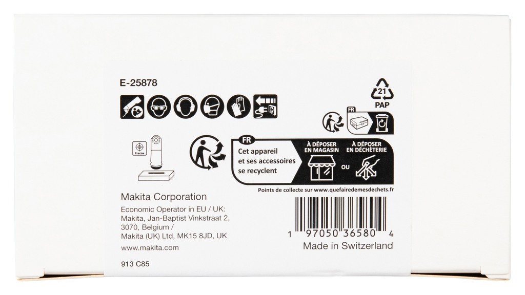 MAM001 Invalzaagblad 32x80mm hout&staal