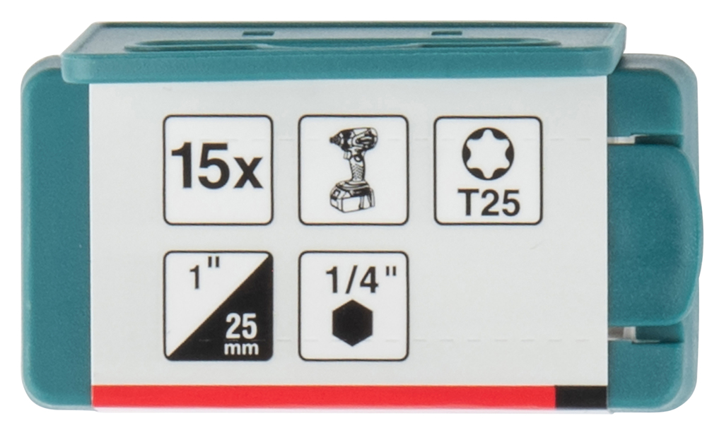 Slagschroefbits T25x25mm 