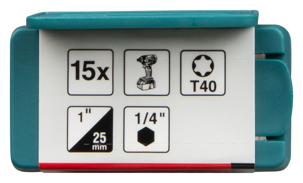 Slagschroefbits T40x25mm