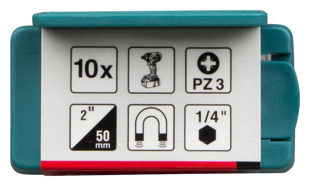Slagschroefbit PZ3x50mm