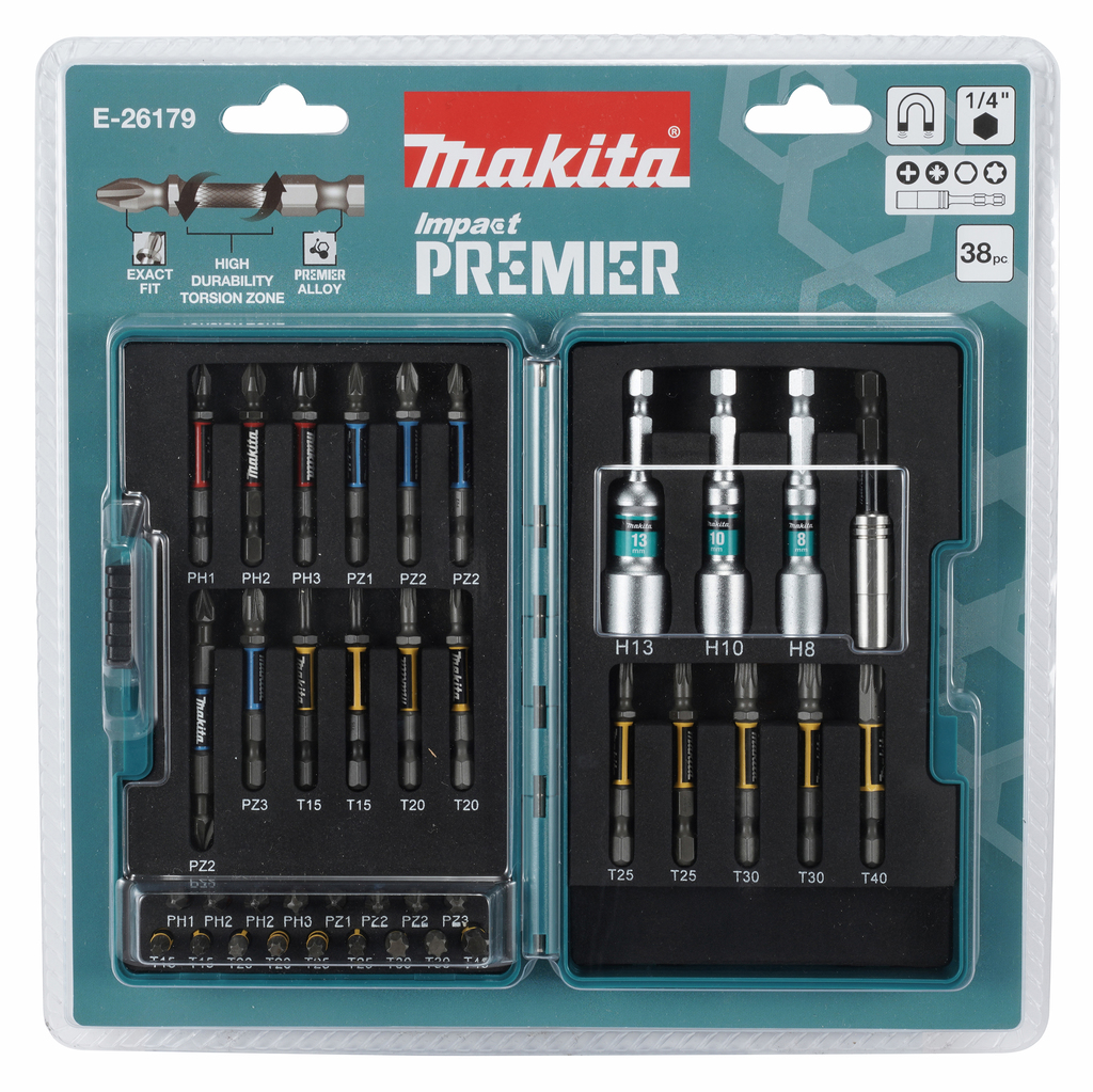 Slagschroefbitset 38-delig