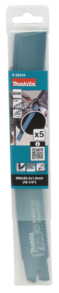 Reciprozaagblad Gebogen - Staal 235mm