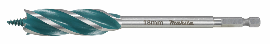 4-snijder houtboor 18x165mm