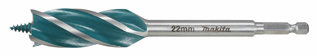 4-snijder houtboor 22x165mm