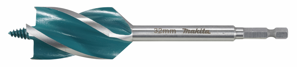4-snijder houtboor 32x165mm
