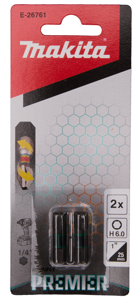 Slagschroefbit H6x25mm 