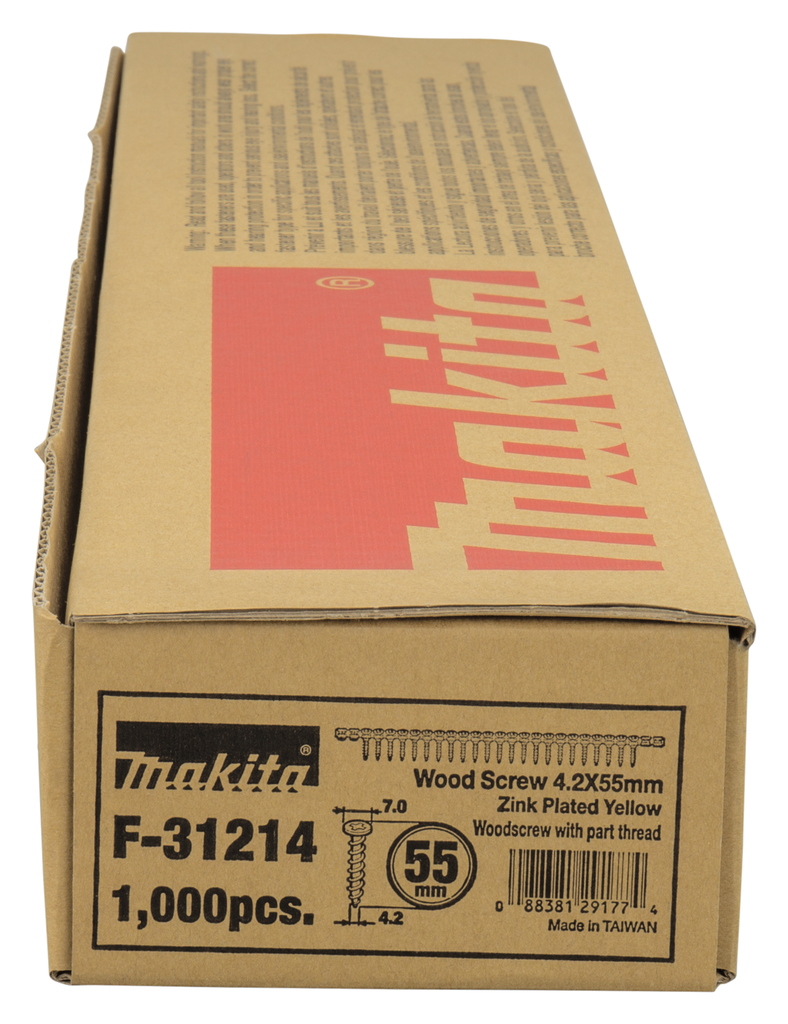 Schroeflint houtplaat 4,2x55mm