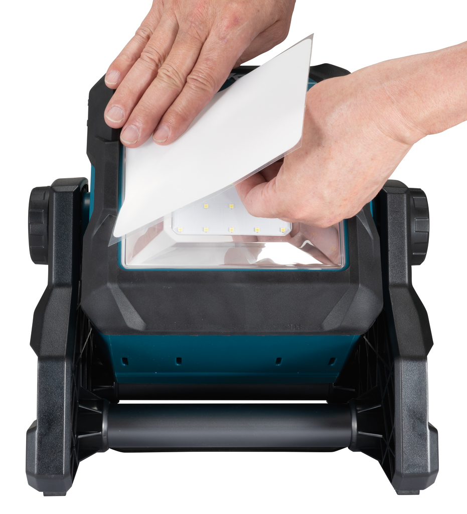 Anti-verblindingsfolie bouwlamp