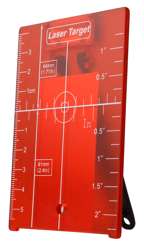 Laserrichtplaat rood