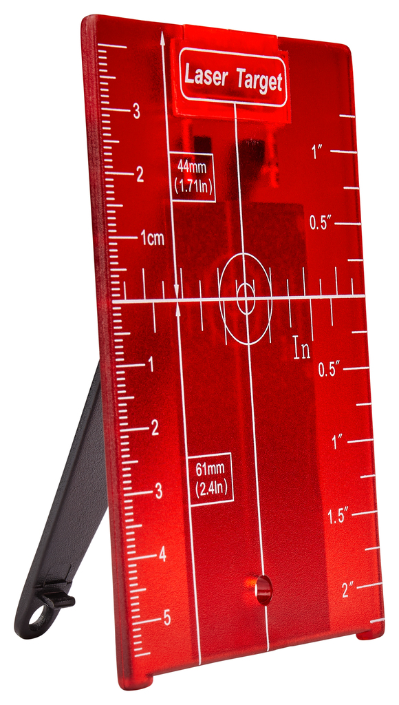 Laserrichtplaat rood