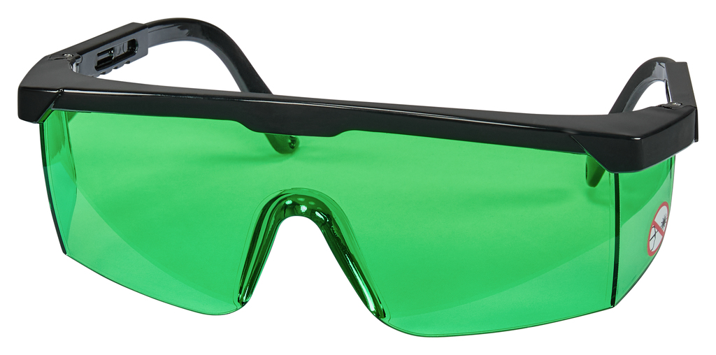 Laserlijn bril groen