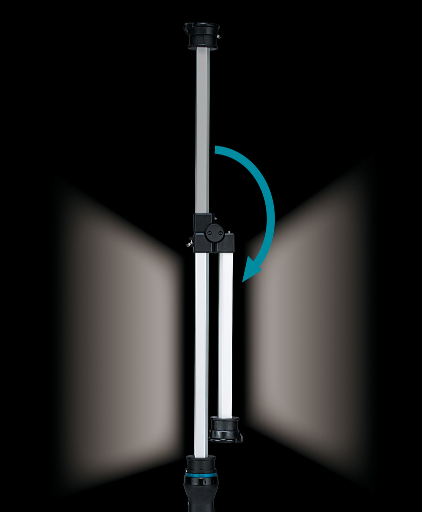 XGT 40 V Max Staaflamp met telescopische bevestigingshaken