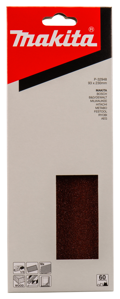 Schuurvel 93x230mm A60