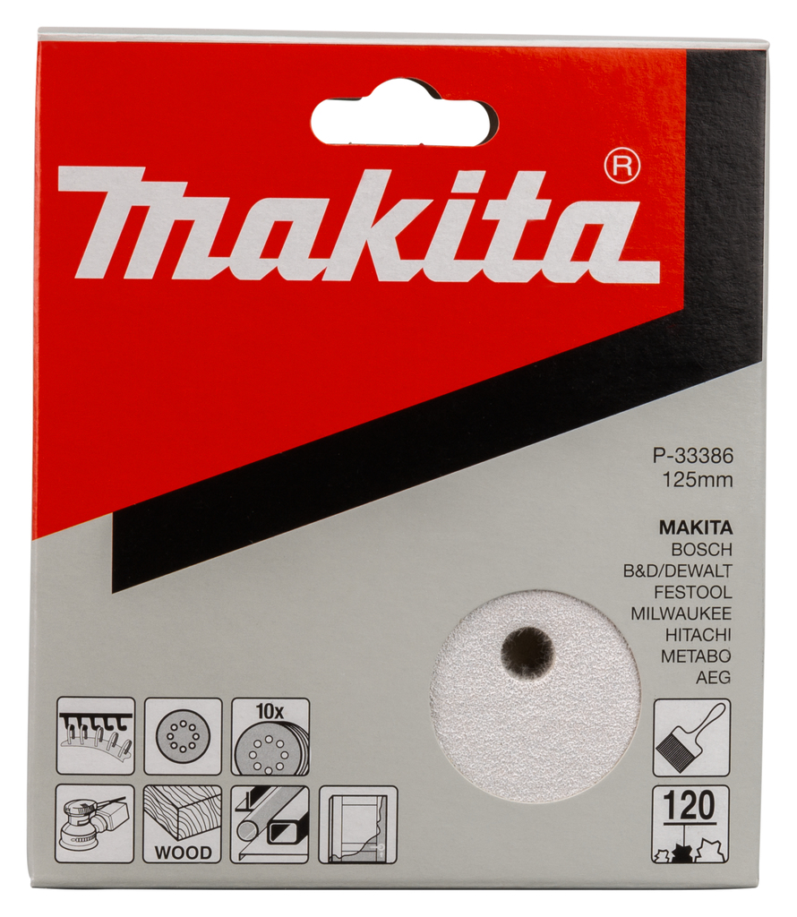 Schuurschijf 125mm A120 velcro