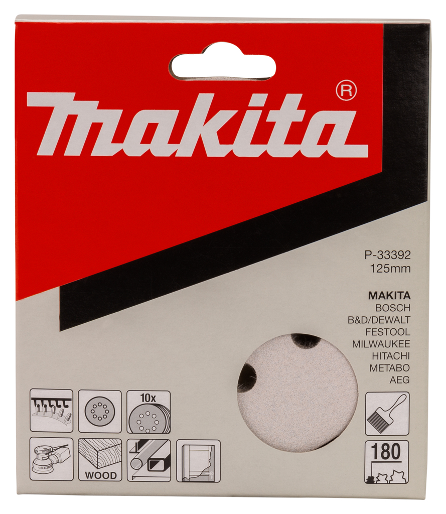 Schuurschijf 125mm A180 velcro