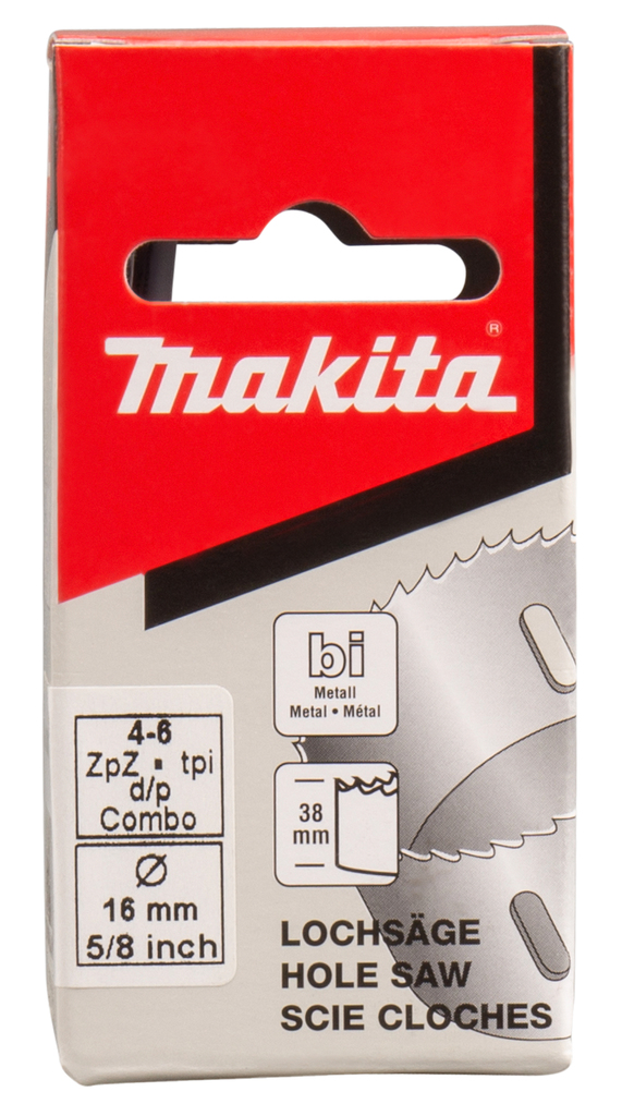 Gatzaag 16x38mm hout/metaal 