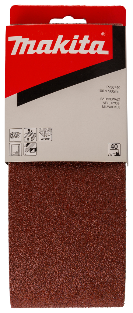 Schuurband 100x560mm A40