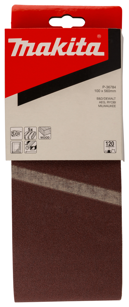 Schuurband 100x560mm A120